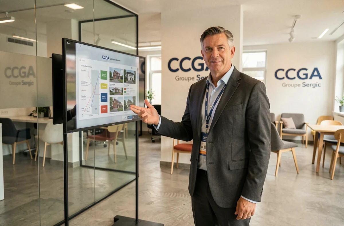 Conseiller CCGA Groupe Sergic dans une agence immobilière et assurance à Lille