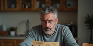 Fisc français : Peut-il saisir votre maison ? Infos et conseils Homme d'âge moyen examinant une lettre de l'administration fiscale