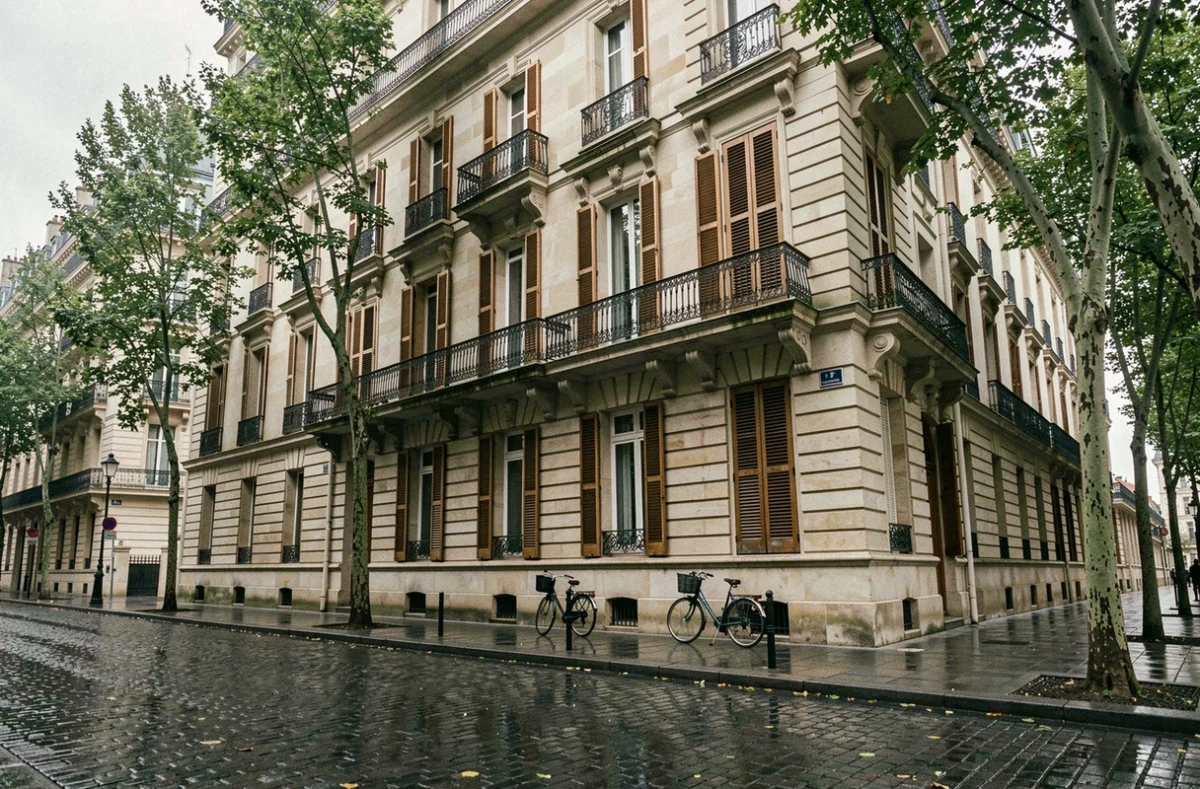 Immeuble haussmannien parisien symbolisant l'investissement immobilier en SCPI dans la pierre