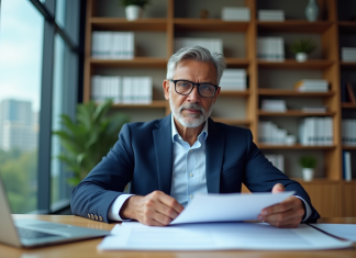 L’importance de la planification financière pour un District Programme Manager Manager financier en réunion dans un bureau moderne