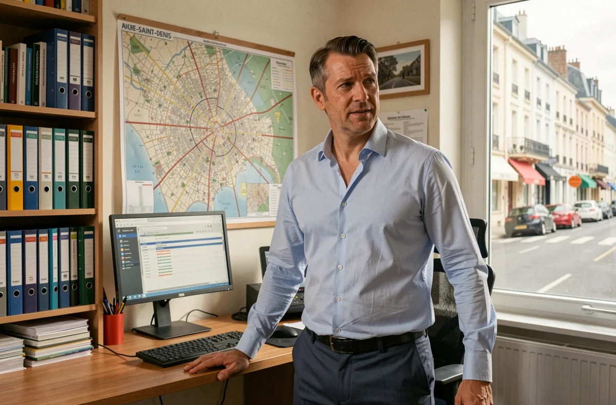 Un courtier local de MT Courtage dans le 93 travaille sur un dossier de prêt immobilier