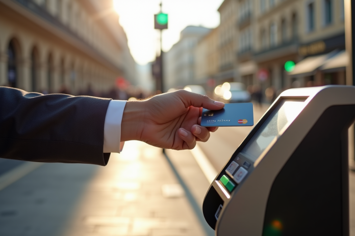 paiement-contactless-nice Paiement sans contact à Nice avec une personne